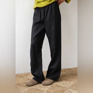 DONNI. Black Relaxed Pants